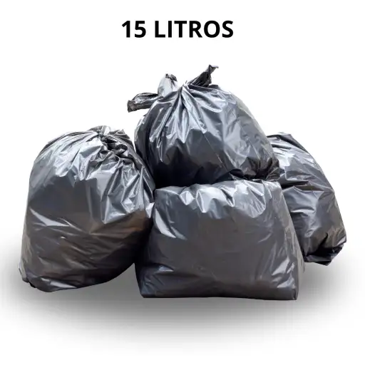 SACO DE LIXO 15 LITROS 39X58X0,06 